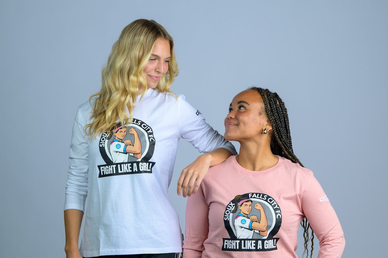 Fight Like a Girl long sleeved tee